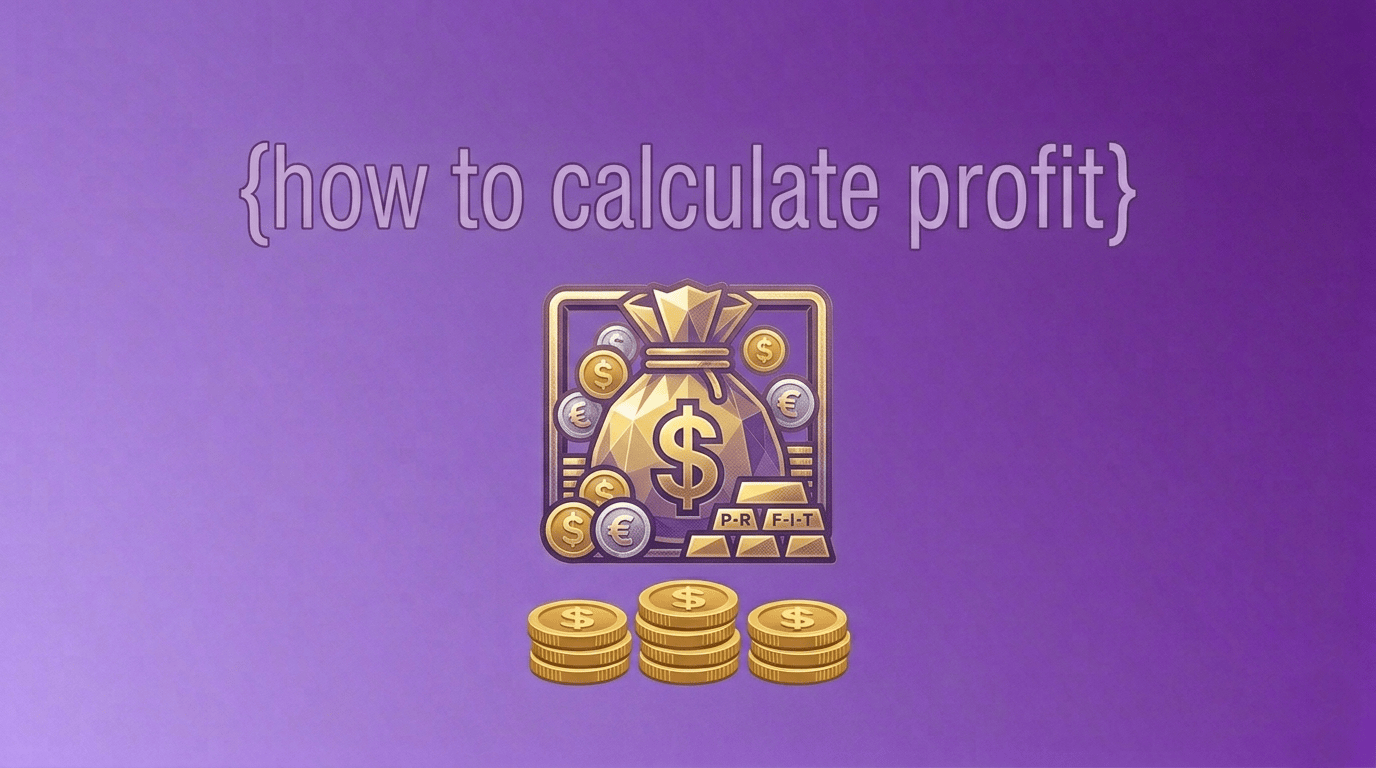 how to calculate profit