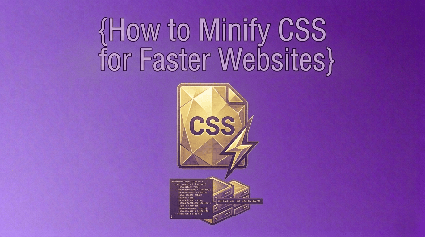 How to Minify CSS for Faster Websites Tutorial